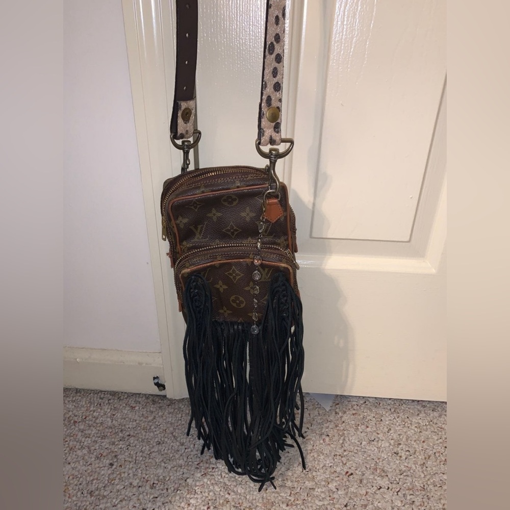Boho reworked Authentic Louis Vuitton bag